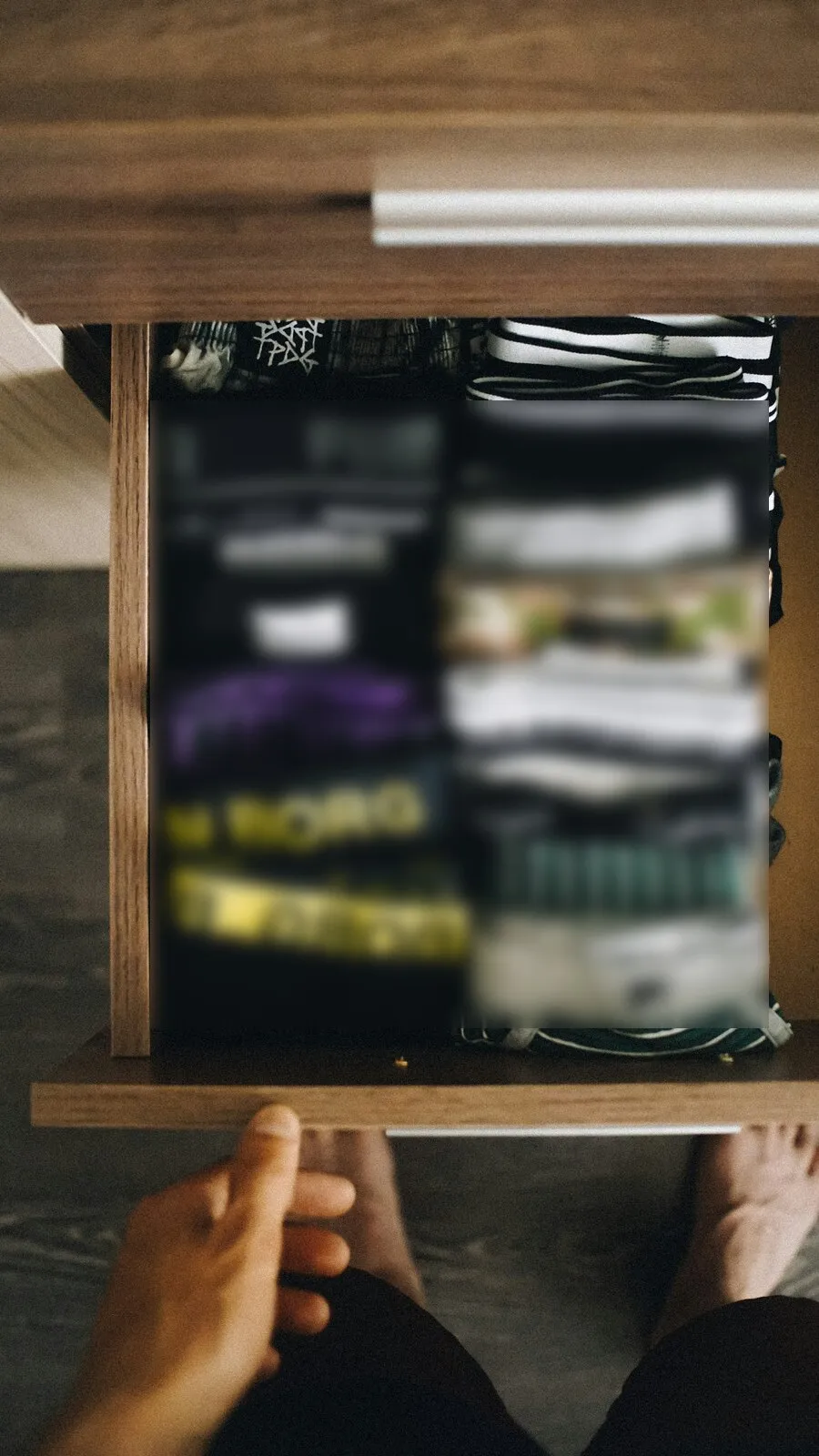 Tiroir de sous-vêtements pour homme