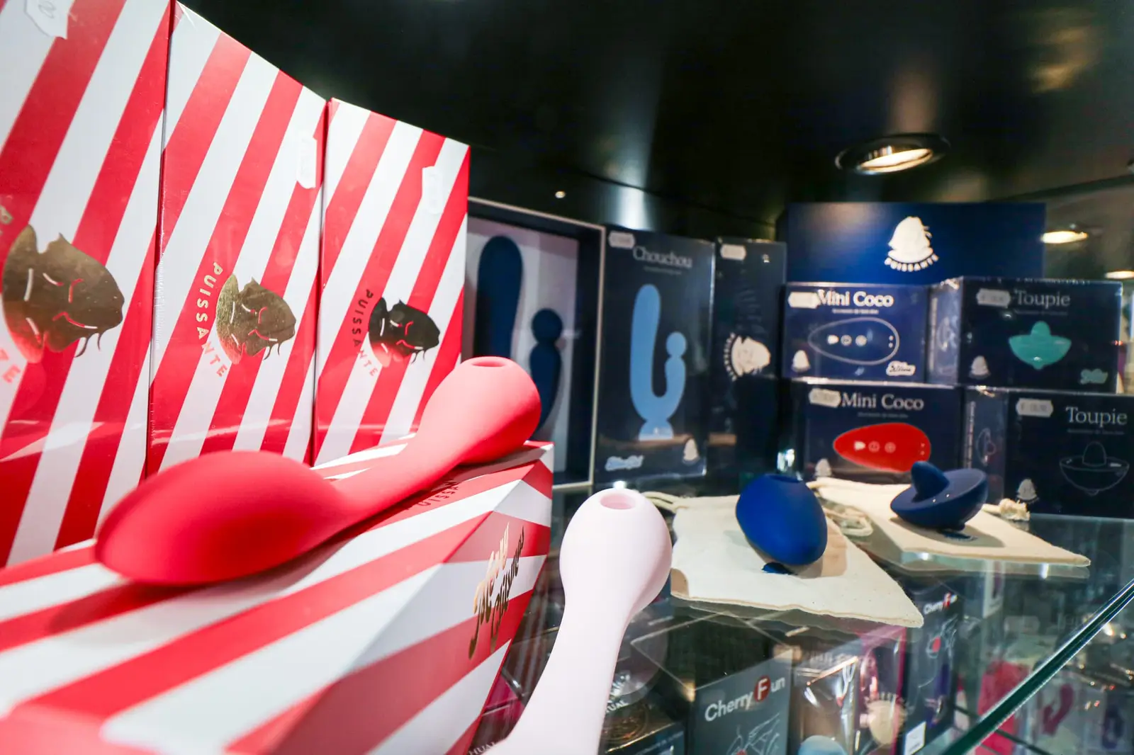Stimulators and vibrators on display